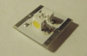 AustroModell 255 LED-Platine Kaltweiss 12x12mm für 2+3mm